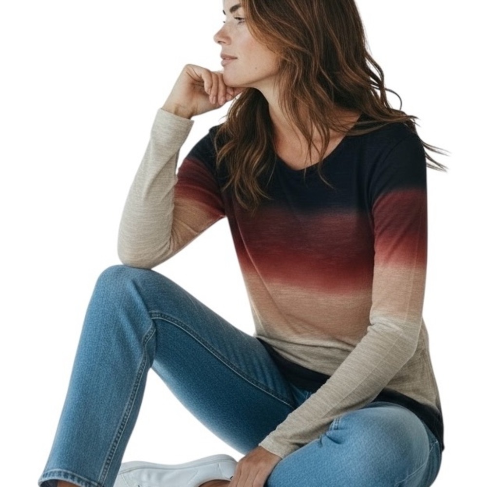 Gilda Midani Trap Long Sleeve Tee Women’s Size S